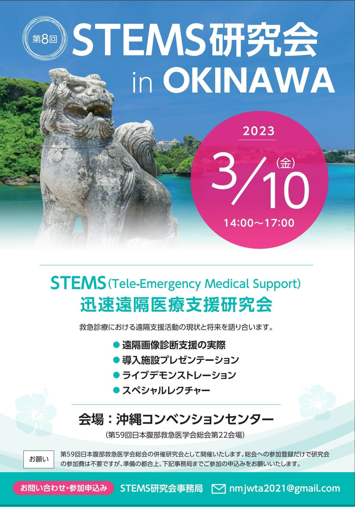 第8回 STEMS(Stat Tele Emergency Medical Support)研究会
